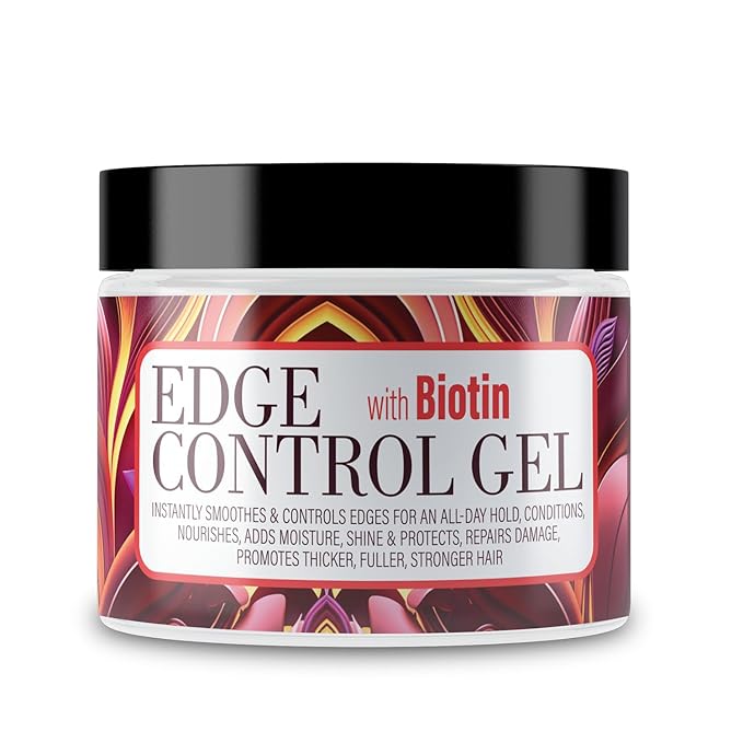 Good2GRO Biotin Edge Control Gel – 4 oz | Instant Hold, Moisture & Shine | Repairs & Restores Thicker, Healthy Edges | Vegan & Cruelty-Free