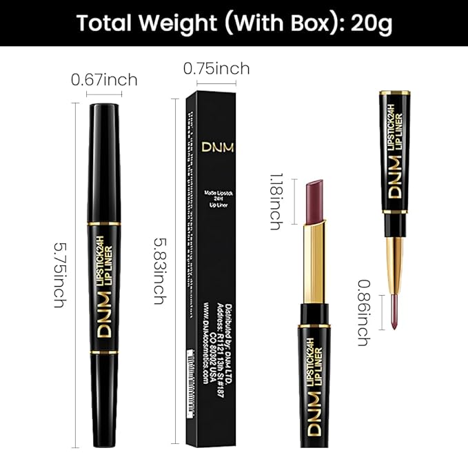 evpct 3Pcs Matte Lip Liner and Lipstick Combo Set Kit for Women, Magic Lipstick 24 Hours Original Lip Liner Makeup Stain Gloss Plumper Long Lasting Waterproof and Smudge Proof labial,31#32#33