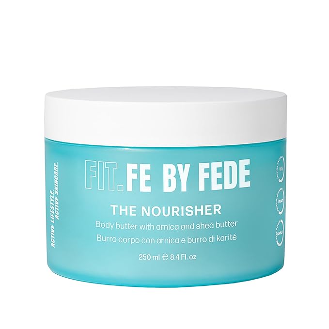 The Nourisher Body Butter - Arnica and Shea Butter Body Lotion for Women - Vegan Skin Care Products - Lotion for Dry Skin - 8.4 oz.