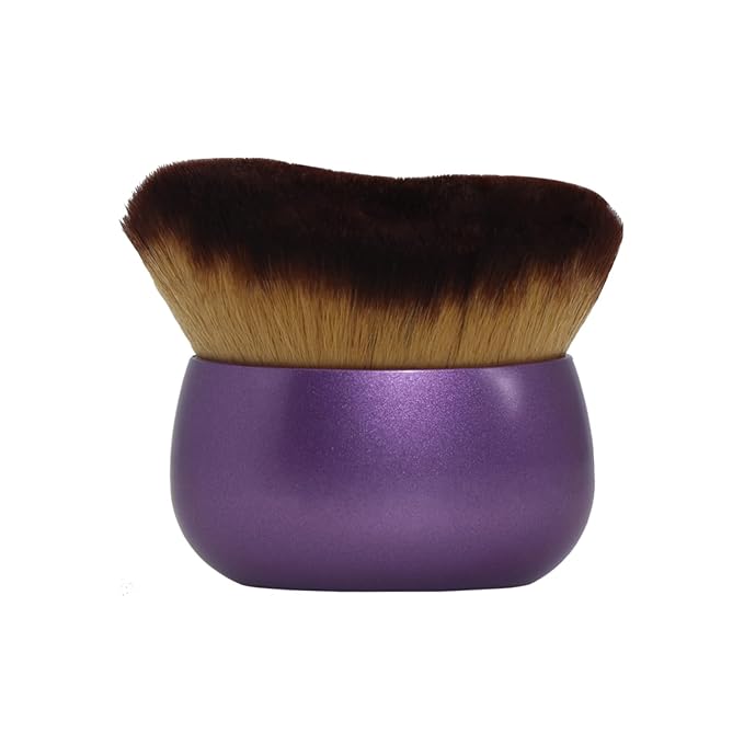 Blend & Blur Extra Large Body Makeup Brush for Self Tanner,Leg Makeup & Bronzer Self Tan Applicator, Powder, Foundation, Blusher, Bronzer，Massager for Face Gift box (Purple)