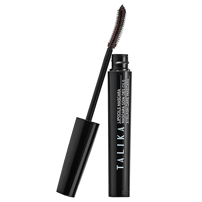Talika Lipocils Mascara - Eyelash Growth Formula Mascara - 2-in-1 Makeup & Eyelash Care Solution - Brown