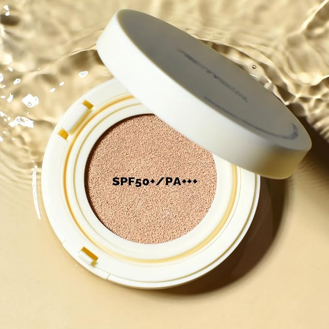 Moisturizing Glow Sun Cushion Foundation SPF50+ / PA+++ with Refill (23 Beige, 15g+15g)