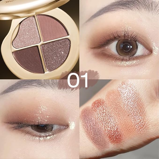 Glow Wardrobe Eye & Cheek Palette – Eyeshadow And Highlighter Makeup, Makeup Palette, Highlight Contour Makeup Palette, Blush For Cheeks And Eyes (1)
