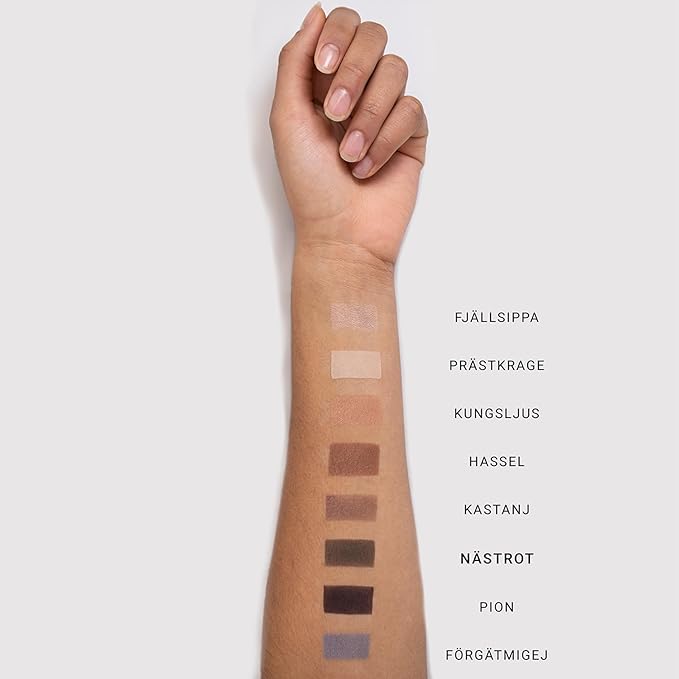 Mineral Single Eyeshadow for women - Shimmery Shades To Matte Tones - Ensure A Color-True, Pigmented And Crease-Resistant Result - Nstrot, Brownish Green, 0.12 Ounce