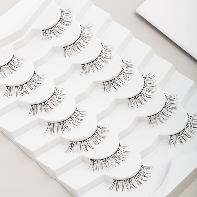 Natural Eyelashes Clean Lashes for Small Eyes C Curl Soft Eyelash Siligli