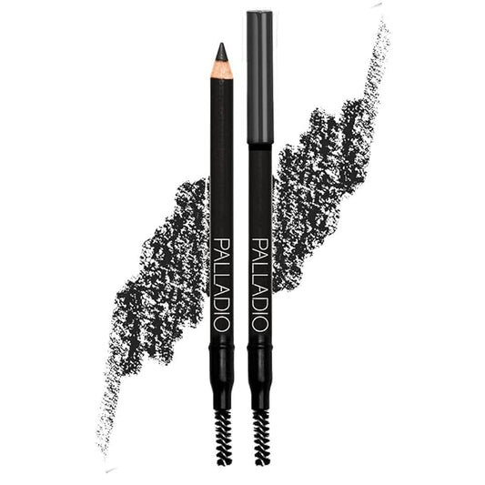 Palladio Brow Pencil & Brush for Eyebrows, Black