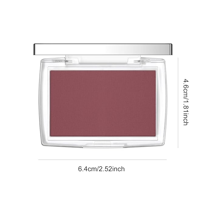KYDA Berry Powder Blush, Radiant Glow Face Blush, Buildable Matte Cheeks Color, Ultra-fine Lightweight Powder Blusher, Lasting Moisturizing