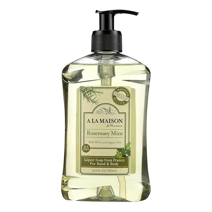 A La Maison, Soap Liquid Rosemary Mint, 16.9 Fl Oz