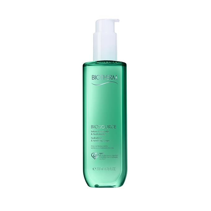 Biotherm Biosource Hydrating & Tonifying Toner for Normal to Combination Skin with Biotech Plankton, Cleanses, Exfoliates and Hydrates The Skin, 6.7 Fl. Oz.