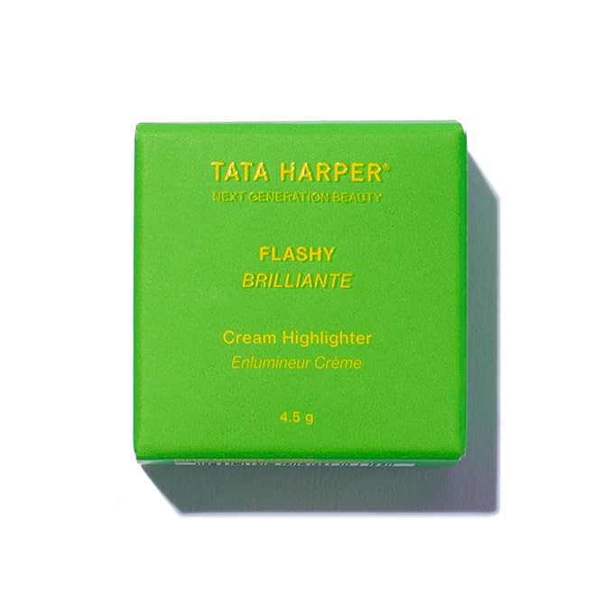 Tata Harper Cream Highlighter, Dewy Cream Highlighter, Natural Makeup, Natural Ingredients, Flashy - Warm Gold