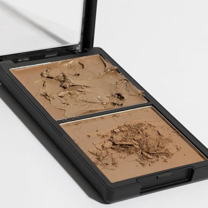 bdb Cream & Powder Duo - Smooth Cream Formula, Pop of Powder for Luminosity, Compact, Bronzer