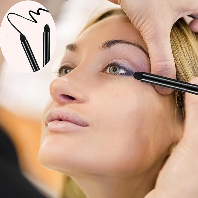 Eyeliner Smudge Brush Sponge,5 Pcs Soft Eyeshadow Applicators Blending Brush,Eye Pencil Eyeliner Brush Makeup Tools Y