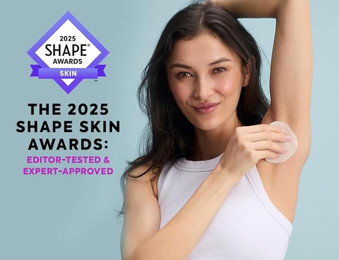 Surface Deep Deodorant Wipes, Dermatologist Developed & Patented, Anti-Odorant Body Wipes, Natural Formula, Travel Friendly Deodorant, Perfect for Travel Women/Men, Individually Wrapped, 30PK