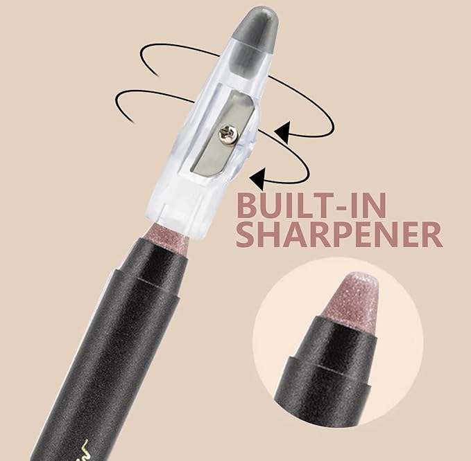 Cocoa Brown Eyeshadow Stick, Blendable Creamy Eye Brightener Stick, Waterproof Eyeshadow Pencil Long Lasting Crayon, Smooth Shimmer Eye Shadow Highlighter Eye Liner Makeup.#10 Cocoa Brown