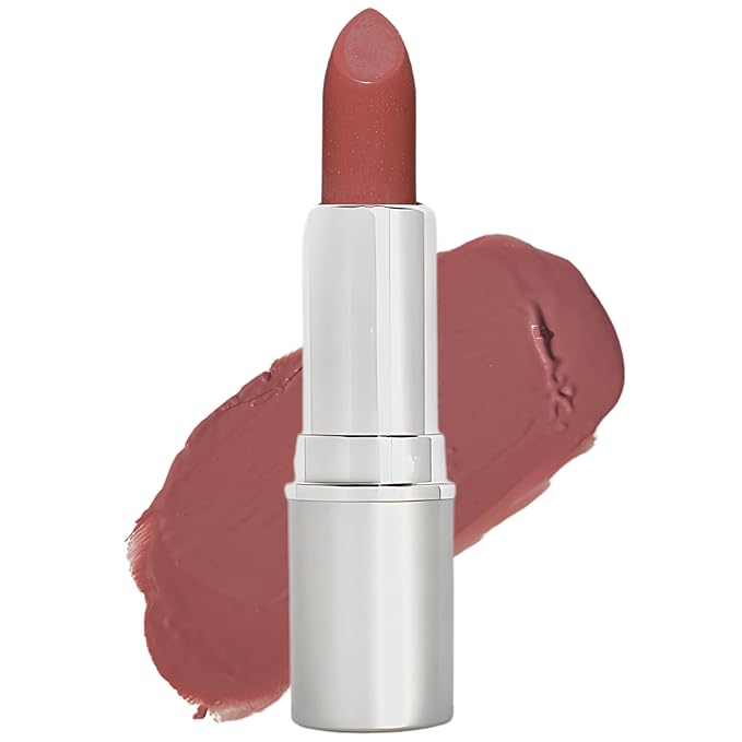 Honeybee Gardens Truly Natural Long Lasting Lipstick, Swizzle, Neutral Pink Mauve, Naturally Hydrating & Nourishing, Vegan, Gluten-Free & Cruelty-Free, 0.11 oz / 3 g