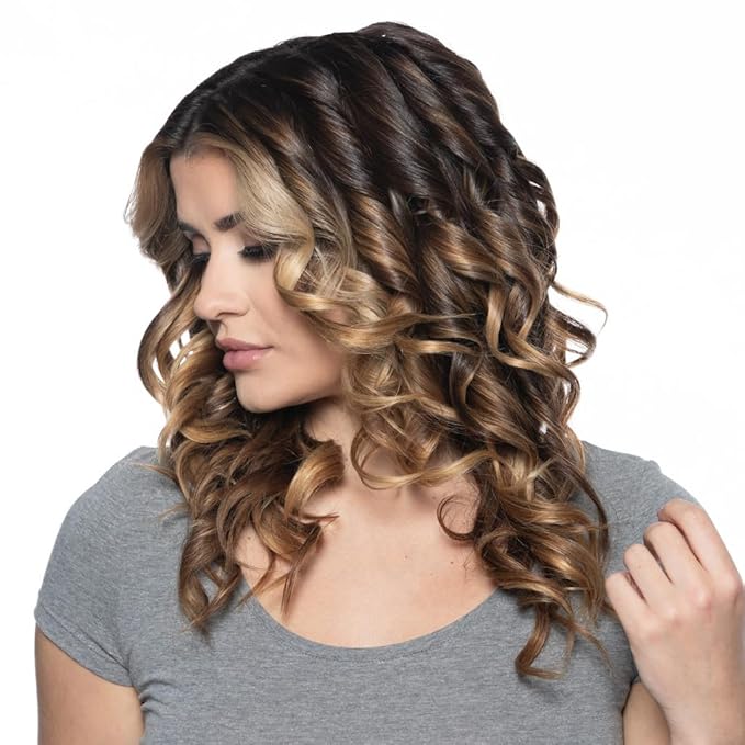 CHI Texture Tourmaline Ceramic Curling Iron, Hair Curler For Smooth & Shiny Curls, Adjustable Temperature & Automatic Shut-Off, 1" Barrel