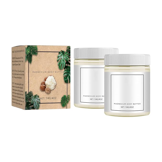 Neuropathy Cream, Magnesium Body Butter, Neuropathy Oasis Lotion, Magnesium Cream for Neuropathy, Deeply Moisturizes Skin, Keep Soft Smooth(114g/2pcs)