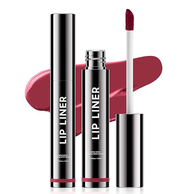 Lip Stain Peel Off Lip Liner - Long Lasting Comfortable Vivid Color Peel Lip Stain Smudge Proof Finish, Create A Charming Vibrant Lip Color Makeup For All Skin Types with All-Day (#05 Mauve)