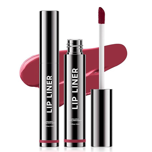 Lip Stain Peel Off Lip Liner - Long Lasting Comfortable Vivid Color Peel Lip Stain Smudge Proof Finish, Create A Charming Vibrant Lip Color Makeup For All Skin Types with All-Day (#05 Mauve)