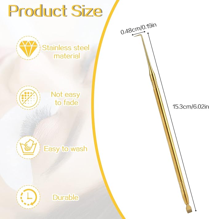Lash Lift Tool,Professional Eyelash Separator Tool with Comb Lash Lift and Tint Kit Eyelash Lift and Tint Tool Stainless Steel Lash Perming Brush Lash Lift Comb Perming and Tinting Supplies