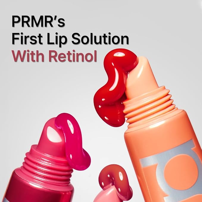 PRIMERA Retinol Serum Bare + Shy Red | Tinted Hydrating Oil & Stain with Collagen for Moisturizing Care, Korean Tint, 0.24 oz / 7g, Holiday Gift Set & Stocking Stuffer
