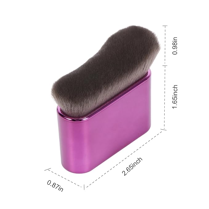 UNIMEIX Self Tanner Brush Sunscreen Body Makeup Brush Kabuki Blend Applicator Spray Tan Blending Beauty Brush for Body Coverage Perfector(Purple)