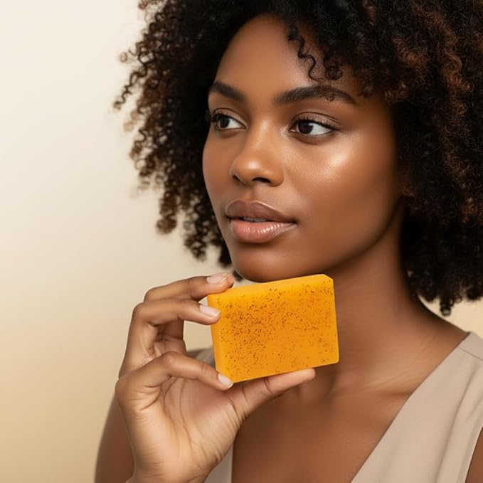 Dermendure Turmeric Kojic Acid Soap – Dark Spot Remover for Face & Body, Skin Brightening, Even Tone, Anti-Aging, Moisturizing with Collagen, Retinol, Vitamin E, Shea Butter & Hyaluronic Acid – 2 Bars