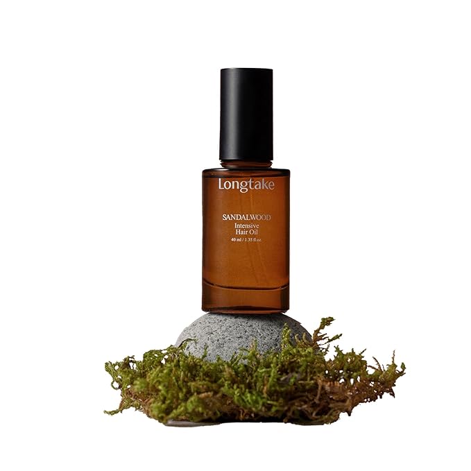 Sandalwood Intensive Perfume Hair Oil 1.35 Fl Oz, 40MLㅣHeat ProtectionㅣAnti-frizzㅣSplit end repairㅣ For all types