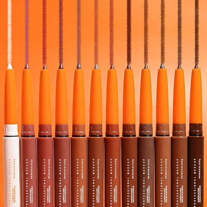 Retractable Lip Liner Pencil for Shaping & Sculpting Lips,Creamy Matte Gel Crayon Lip Liner Pencil delineador de labios,Long Lasting Waterproof Lipstick LipLiner (06#, 1 Count (Pack of 1))