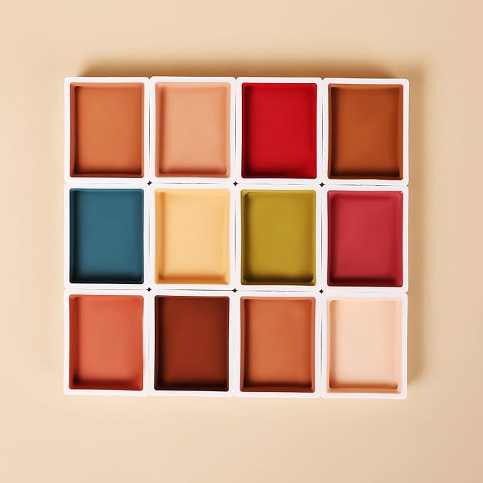 Narrative Cosmetics Alcohol Palette Refill Pans - Skin Tones - Dark Mauve