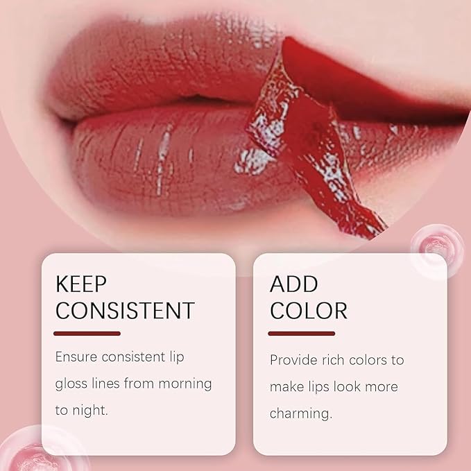 Peel Off Lip Liner Stain, 3Pcs Long Lasting Tattoo Lip Liner Stay On All Day, Waterproof Peel Off Lip Stain with Matte Finish, Natural Instant Peel Off Lip Stain Set