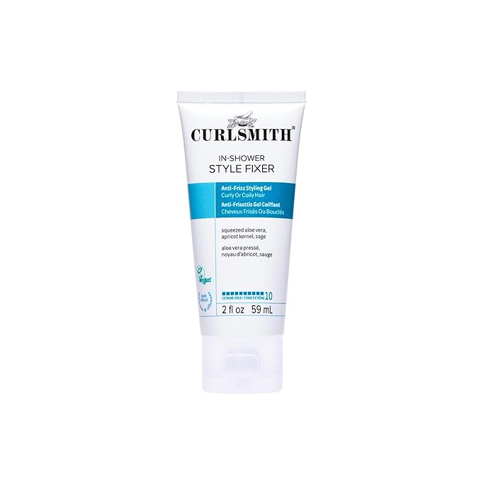 CURLSMITH In-Shower Style Fixer - Strong Hold Gel for Curls, Humidity-Proof Curl Styler, For All Curl Types, Vegan & Cruelty Free (2 oz)