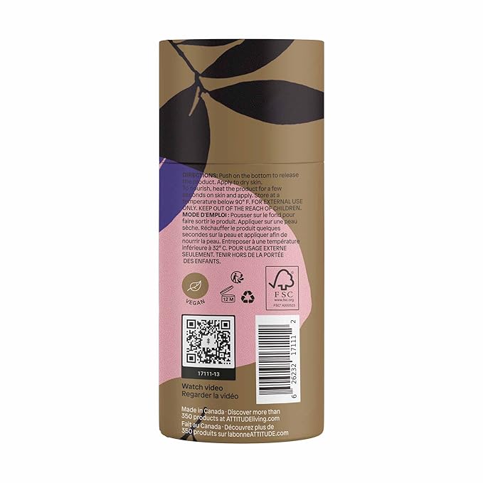 ATTITUDE Dry Body Oil, Natural Origin, Leaves Skin Feeling Soft & Nourishes, Grapeseed, Jojoba and Avocado oils, EWG Verified, All Skin Types, Lightweight Formula, Vegan, Sandalwood, 2.87 Fl Oz