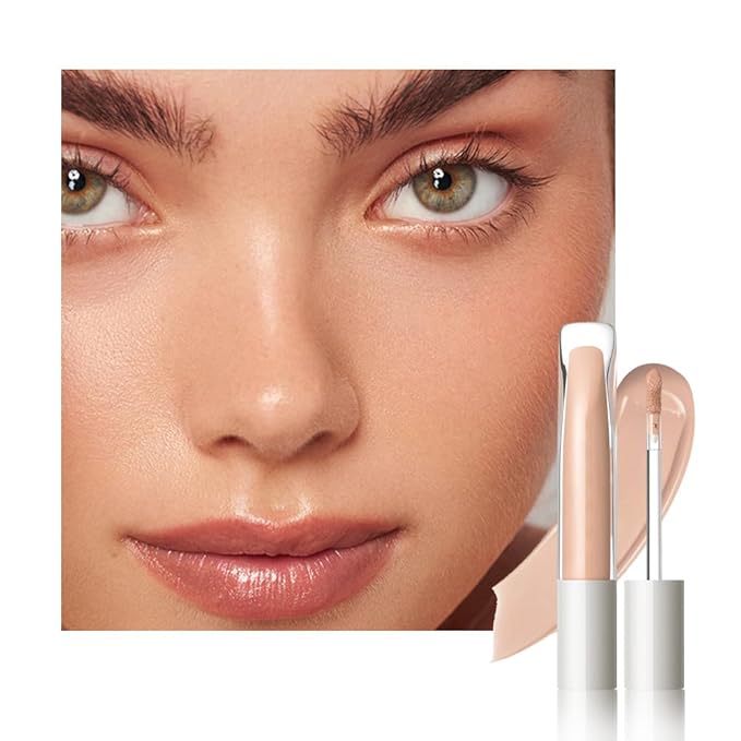 Kaely Liquid Concealer for Older Women, Under Eye Brightener Full Coverage Concealer for Dark Circles, Foundation Face Makeup Lightweight Waterproof, Color Corrector de ojeras, 07 Medium Bronze