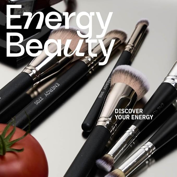 ENERGY Concealer Brush Under Eye Flat Brightening Brush for Eye Cream Concealer Setting Powders Covers Blemishes Imperfections Puffiness Dark Circles Blending with Powder Liquid Cosmetics 274