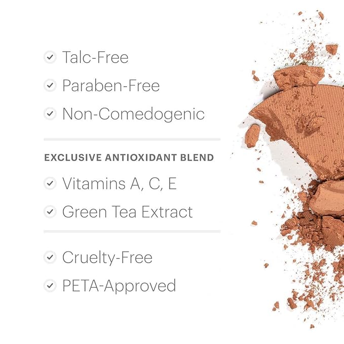 Glo Skin Beauty Pressed Base Powder Foundation Makeup (Chestnut Medium) - Flawless Coverage for a Radiant Natural, Second-Skin Finish