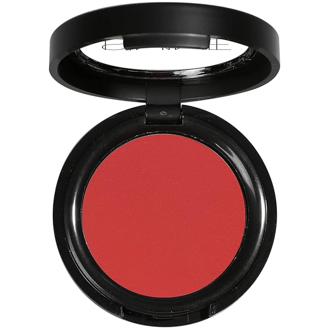 IS'MINE Single Eyeshadow Powder Palette, Matte Red, High Pigment, Longwear Eye Makeup for Day & Night