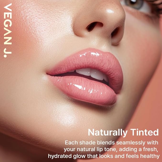 Lip Balm – Long-Lasting Hydration with Natural Color – Korean Beauty, Oasis Plant Complex, Silicone-Free, Vegan & Cruelty-Free Lip Care (001 Nude Pink)