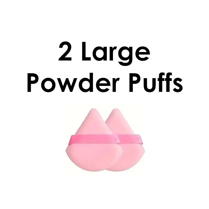 12 Piece Makeup Applicator Set- Latex Free Sponges, Wedges for Beauty Application Blender Powder Puff Set (1, Jar)