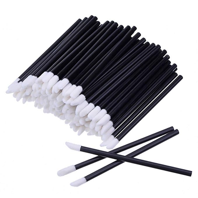 Pimoys Lip Brushes, 200Pcs/Set Disposable Lip Brushes Make Up Brush Lipstick Lip Gloss Wands Applicator Tool Makeup Beauty Tool Kits