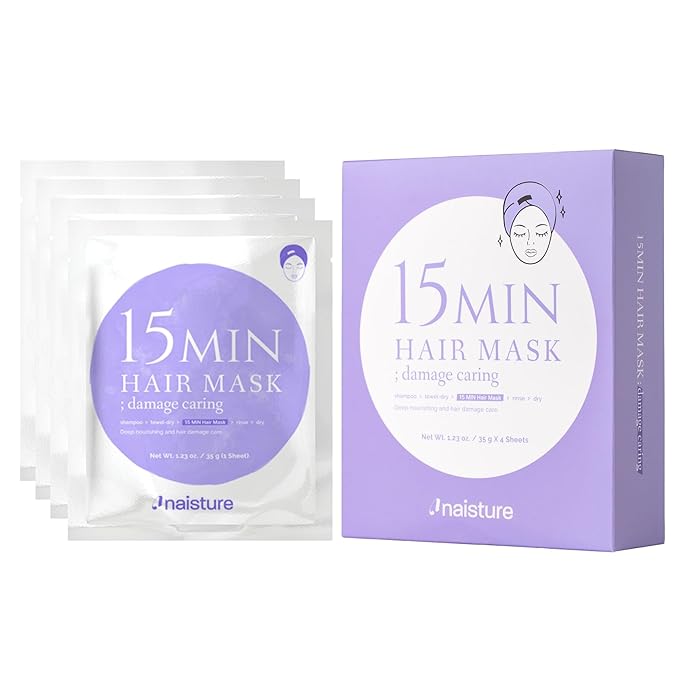 15-Min Nourishing Travel Hair Mask Set for Deep Conditioning, Vibrance, and Shine