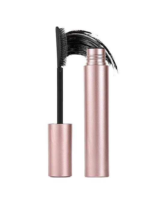 3D Curling Iron Wand Mascara - Volumizing Telescopic Mascara, Waterproof & Smudge-Proof, Liquid Lash Extensions Look, No Clumps, Flakes or Residue, Salon-Like Bold Lashes (Black)