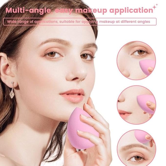 Pink Makeup Brushes Set Professional 56Pcs with Case Premium Synthetic for Foundation Concealer Blush Eyeshadow Powder Contour Makeup Brush Kit Face Eye Make up Brushes & Tools