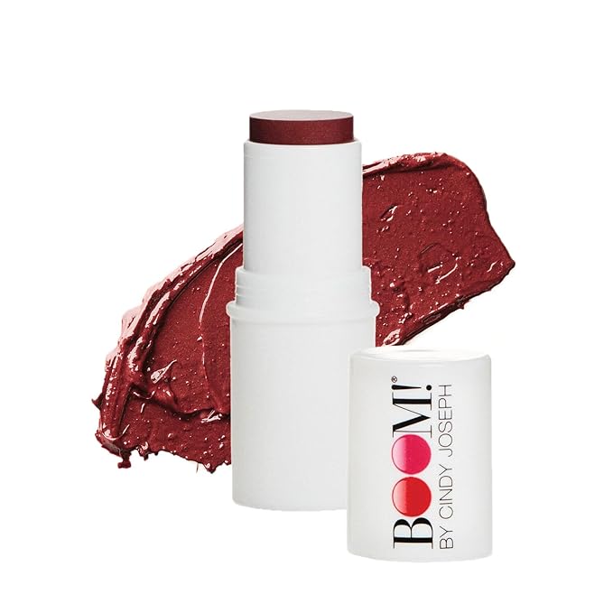 BOOM! by Cindy Joseph Boomstick Rose Nude ® + Boomstick Color ™ - Buildable Lip & Cheek Tint Makeup Sticks, Cream Blush Stick & Clean Beauty Formula Cosmetics