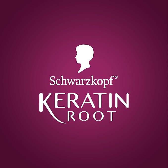 Schwarzkopf Keratin Color Root Temporary Hair Color Spray, Dark Brown - Salon Inspired Temporary Hair Dye, for up 100% Gray Coverage and Thicker Looking Roots, Ammonia free