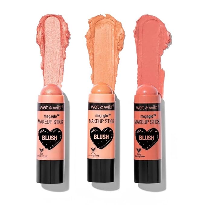 wet n wild MegaGlo Makeup Stick, Buildable Color, Versatile Use, Cruelty-Free & Vegan - Floral Majority
