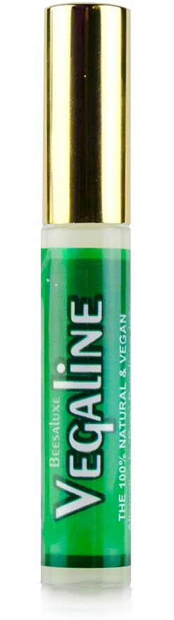 Vegaline - 100% Natural, Vegan & Hypoallergenic Alternative to Petroleum Jelly - Unpetroleum - Lips, Hands, Baby, Makeup Remover and More (0.33 Ounce Wand)