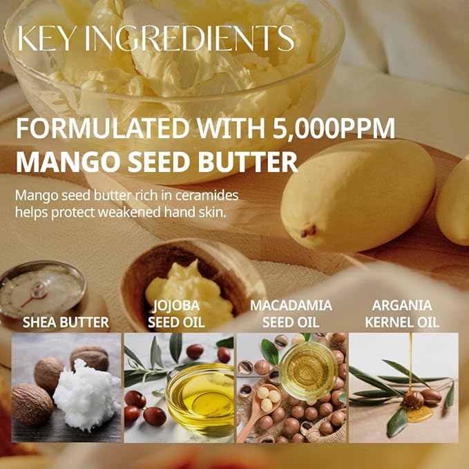 Perfume Hand Cream | Hotel Wood - Forest and Woody Scent | Korean Subtle Perfumed Hand Moisturizer with Mango Seed & Shea Butter | Hydrates, Nourishes & Softens Very Dry Skin, 1.69oz.