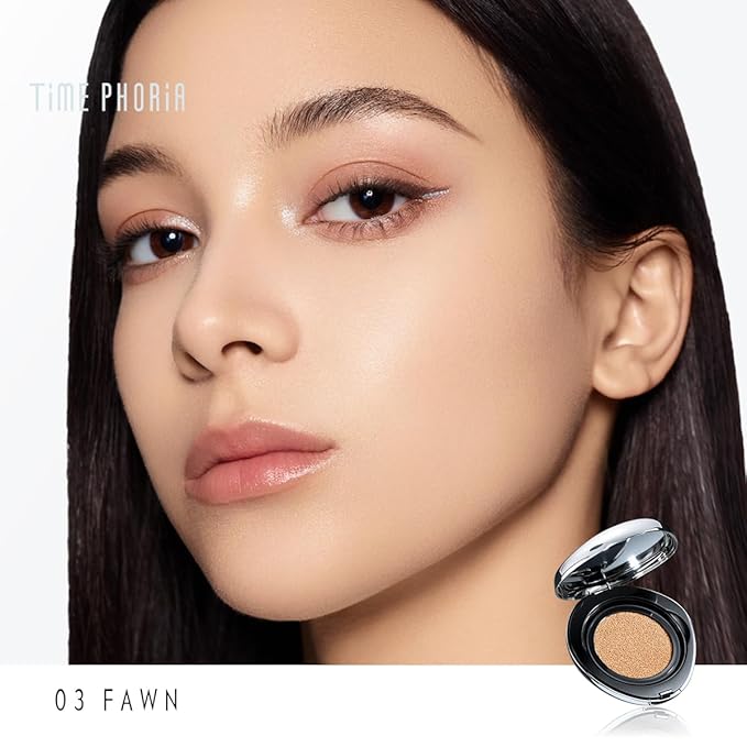 TIMELESS LUMINA MATTE PERFECTION CUSHION | Full Coverage, Weightless, Skin fit, Velvety Matte Finish, Oil-Control Waterproof Foundation, Sweatproof Flawless BB Cream CC (03 FAWN)