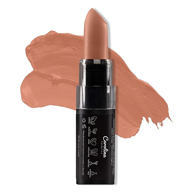 Plant-Based Moisturizing Lipstick - Cozy Shade 0.15oz- Hydrating with Cocoa Oil, Gluten-Free, Vegan, Non-GMO, Paraben-Free - Lightweight Cream Texture
